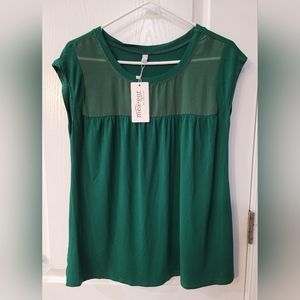Emerald Green, short sleeve top